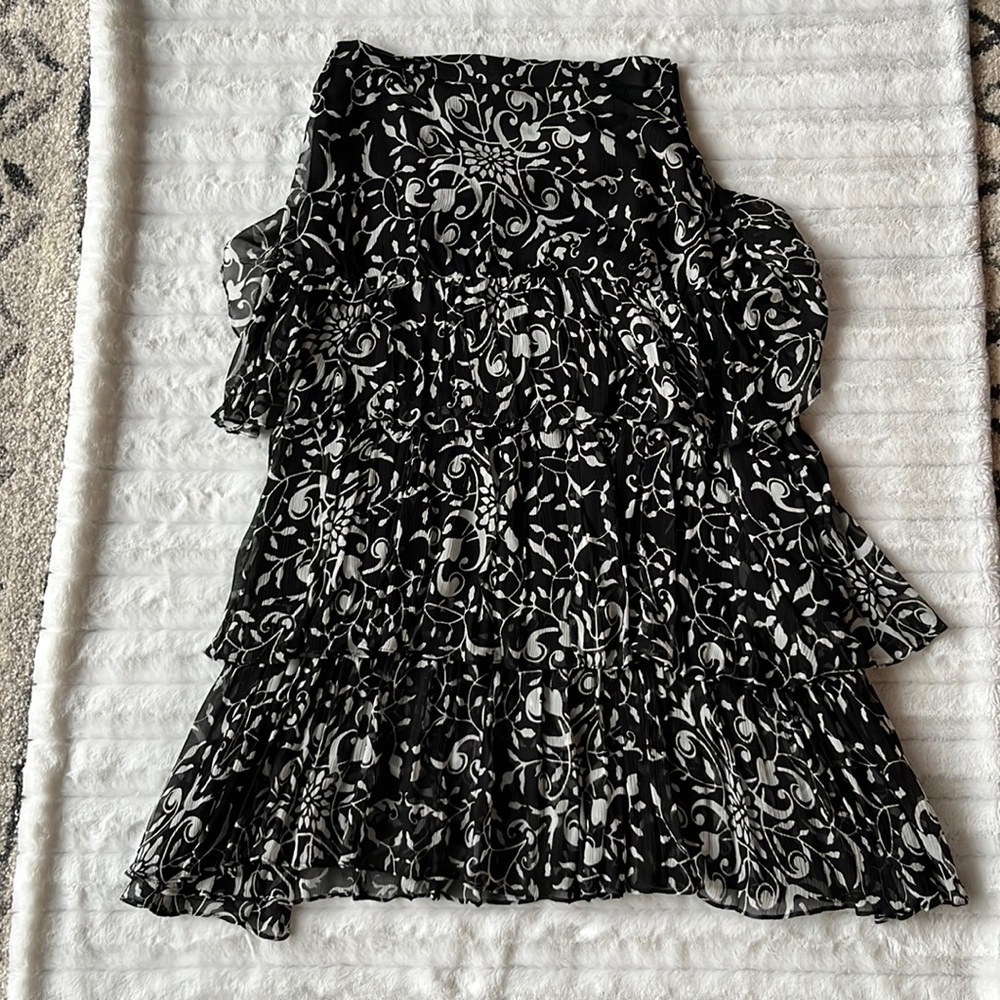 Kooples tiered midi skirt-size 1